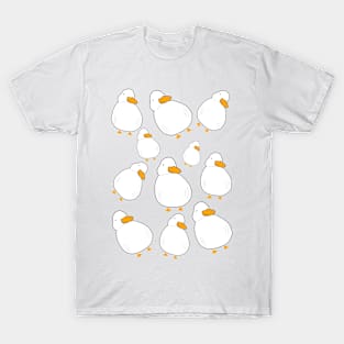 Chubby Duck Pattern T-Shirt